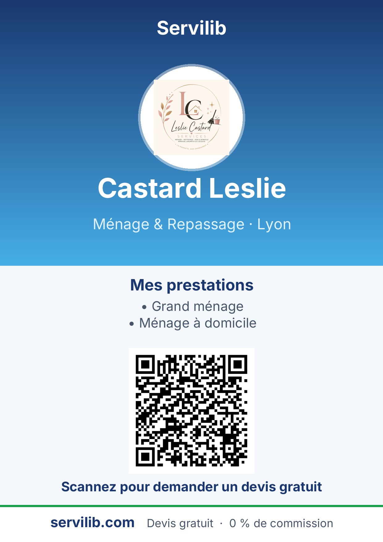 Affiche avec QR code